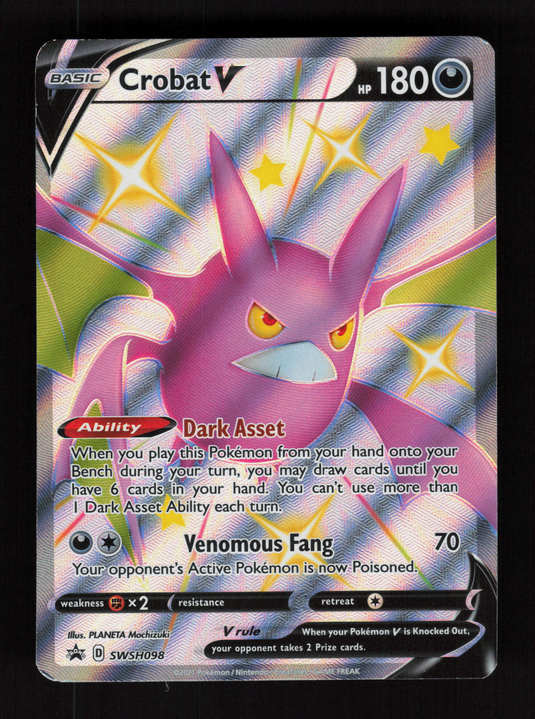 Crobat V SWSH098 - Promo - Sword & Shield Promo Cards