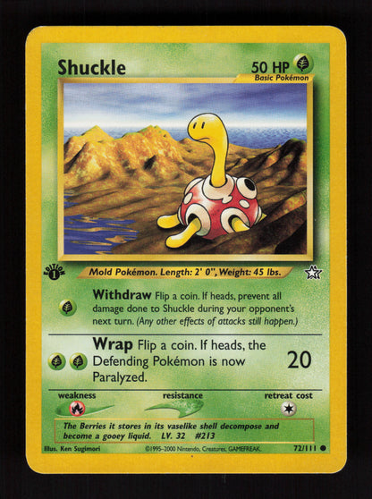 Shuckle 072/111 - Common - Neo Genesis