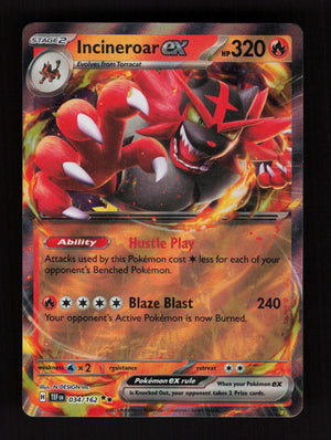 Incineroar ex - 034/162 - Double Rare - SV05: Temporal Forces