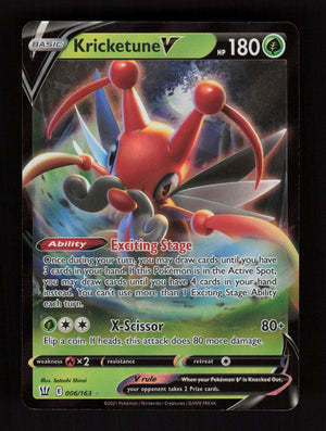 Kricketune V 006/163 - Ultra Rare - SWSH05: Battle Styles