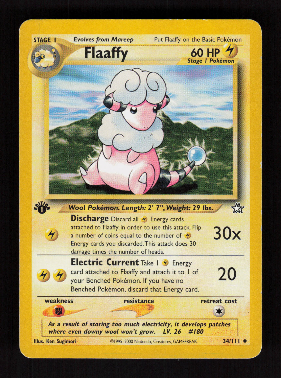 Flaaffy 034/111 - Uncommon - Neo Genesis