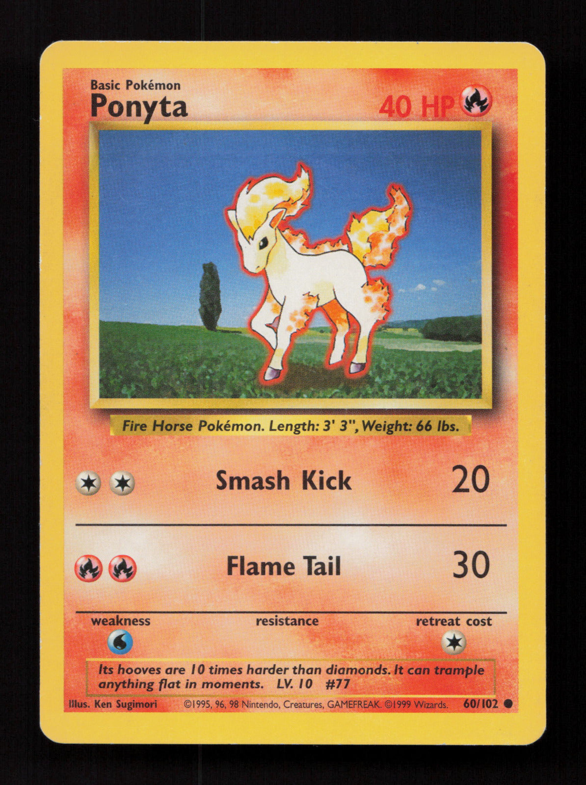 Ponyta 060/102 - Common - Base Set