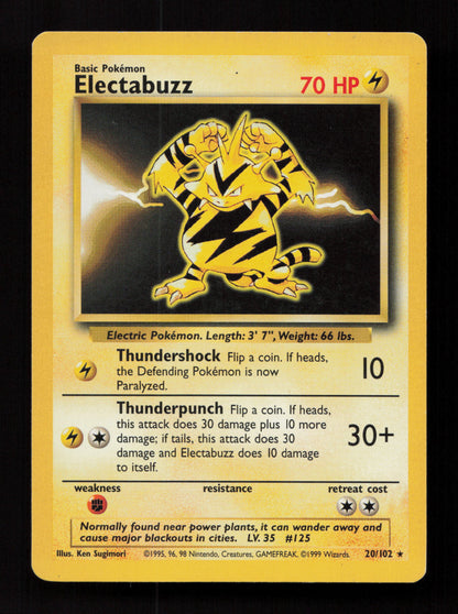 Electabuzz 024/130 - Rare - Base Set 