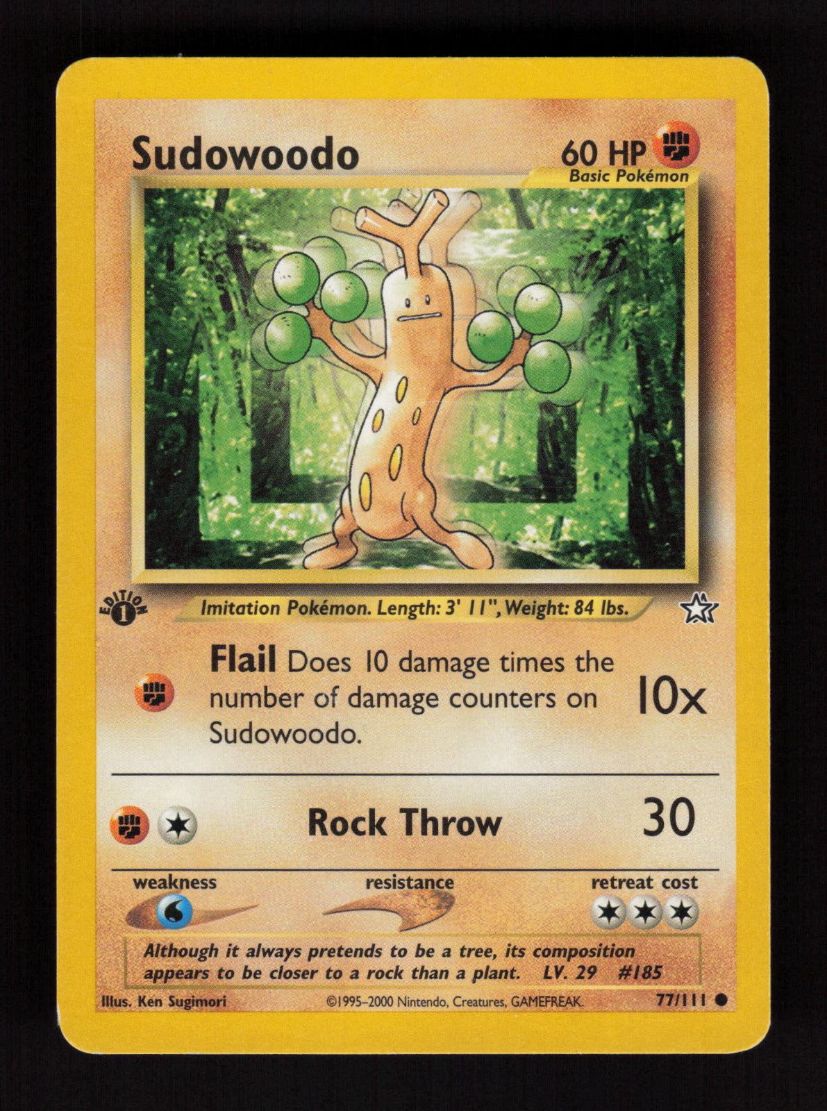 Sudowoodo 9/95 - Holo Rare - Unleashed