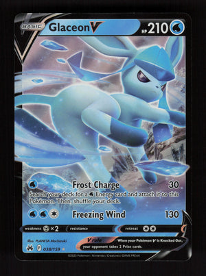 Glaceon V 038/159 - Ultra Rare - Crown Zenith