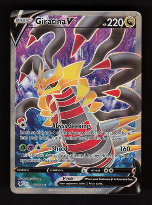 Giratina V (Full Art) 185/196 - Ultra Rare - SWSH11: Lost Origin