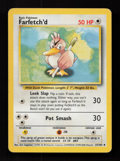 Farfetch'd 040/130 - Uncommon - Base Set 
