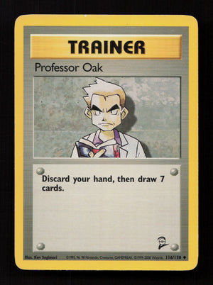 Professor Oak 116/130 - Uncommon - Base Set 2