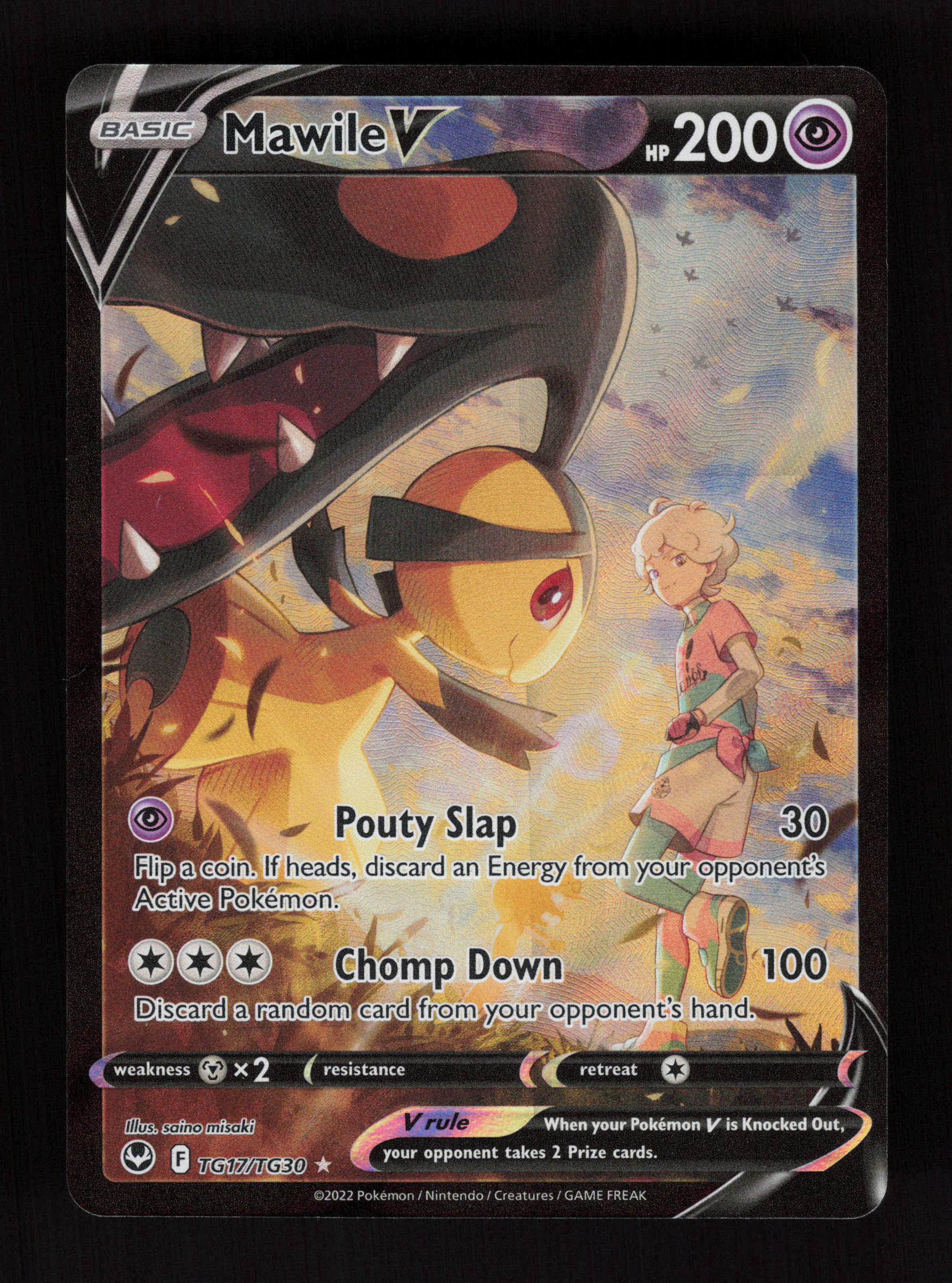 Mawile V TG17/TG30 - Ultra Rare - SWSH12: Silver Tempest Trainer Gallery