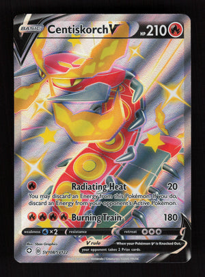 Centiskorch V SV108/SV122 - Shiny Holo Rare - Shining Fates: Shiny Vault