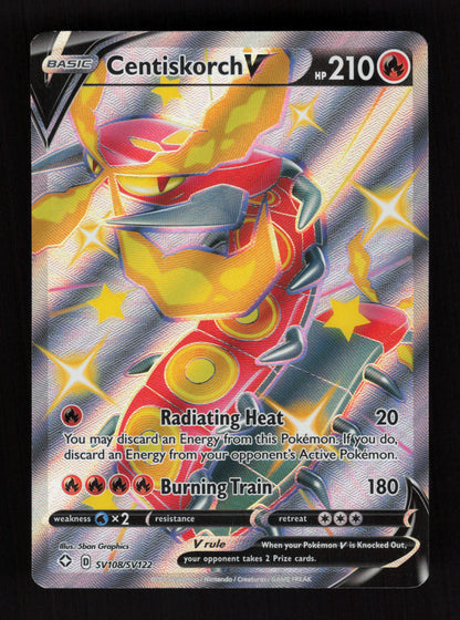 Centiskorch V SV108/SV122 - Shiny Holo Rare - Shining Fates: Shiny Vault