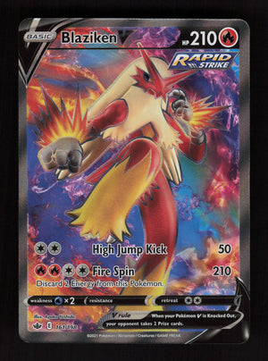 Blaziken V 161/198 - Ultra Rare -Chilling Reign 