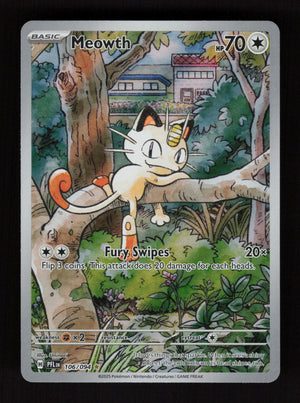 Meowth Illustration Rare ME02: Phantasmal Flames 106/094 NM