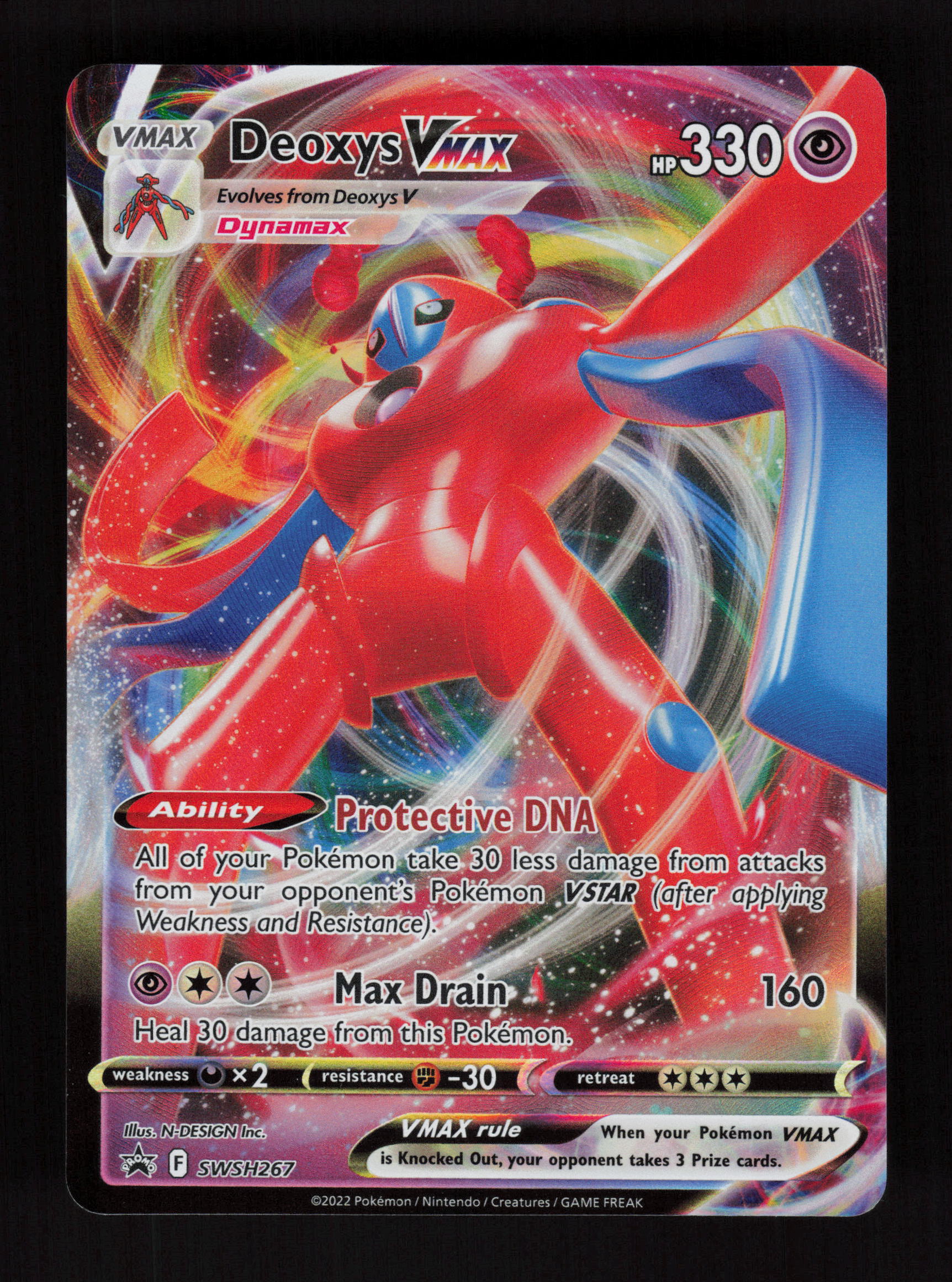 Deoxys VMAX SWSH267 - Promo - SWSH: Sword & Shield Promo Cards