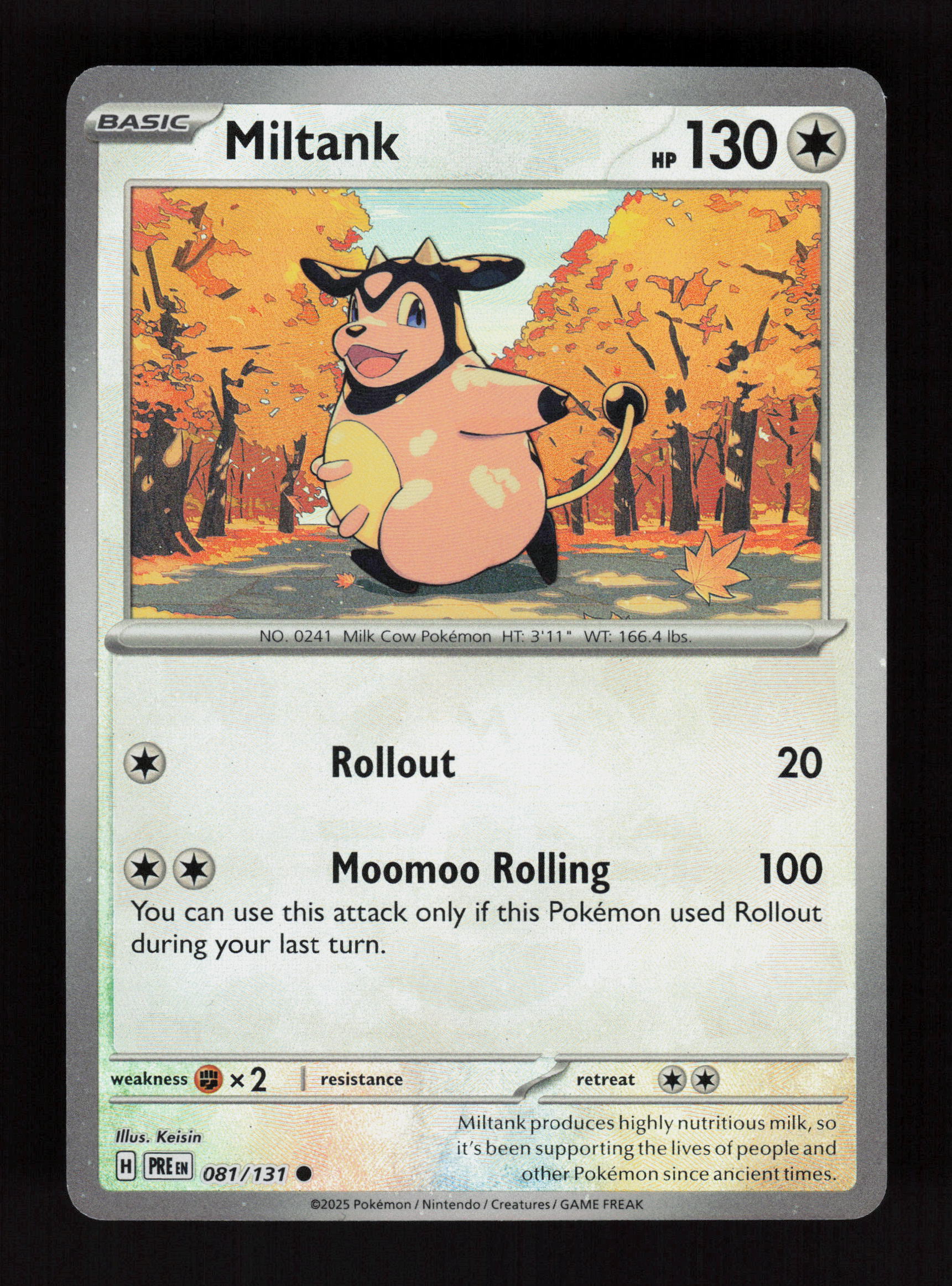 Miltank (Master Ball Pattern) 081/131 - Common - Prismatic Evolutions