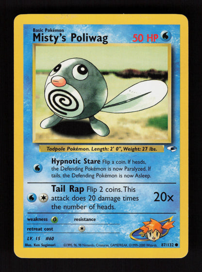 Misty's Poliwag 087/132 - Common - Gym Heroes