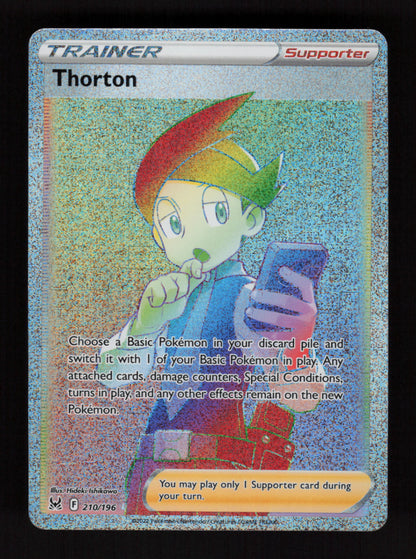 Thorton (Secret) Secret Rare SWSH11: Lost Origin 210/196 NM