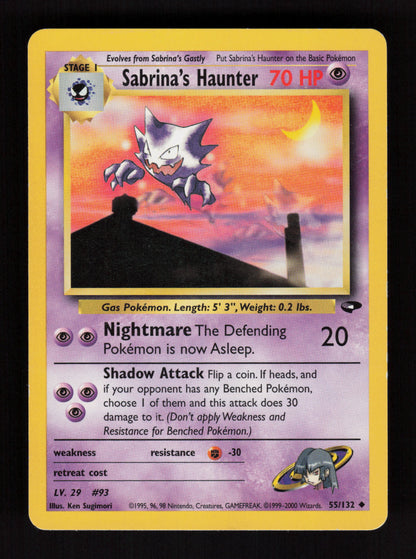 Sabrina's Haunter 055/132 - Uncommon - Gym Challenge