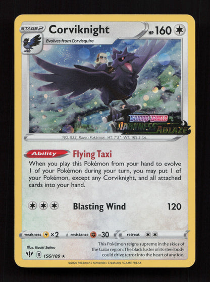 Corviknight - (Darkness Ablaze Stamped) 156/189 - Promo 