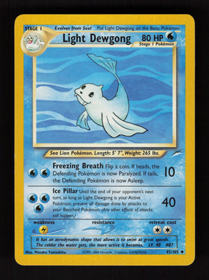 Light Dewgong 045/105 - Uncommon - Neo Destiny