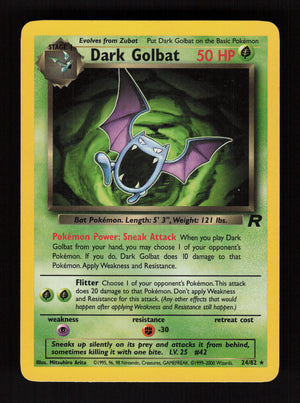 Dark Golbat 24/82 - Rare - Team Rocket