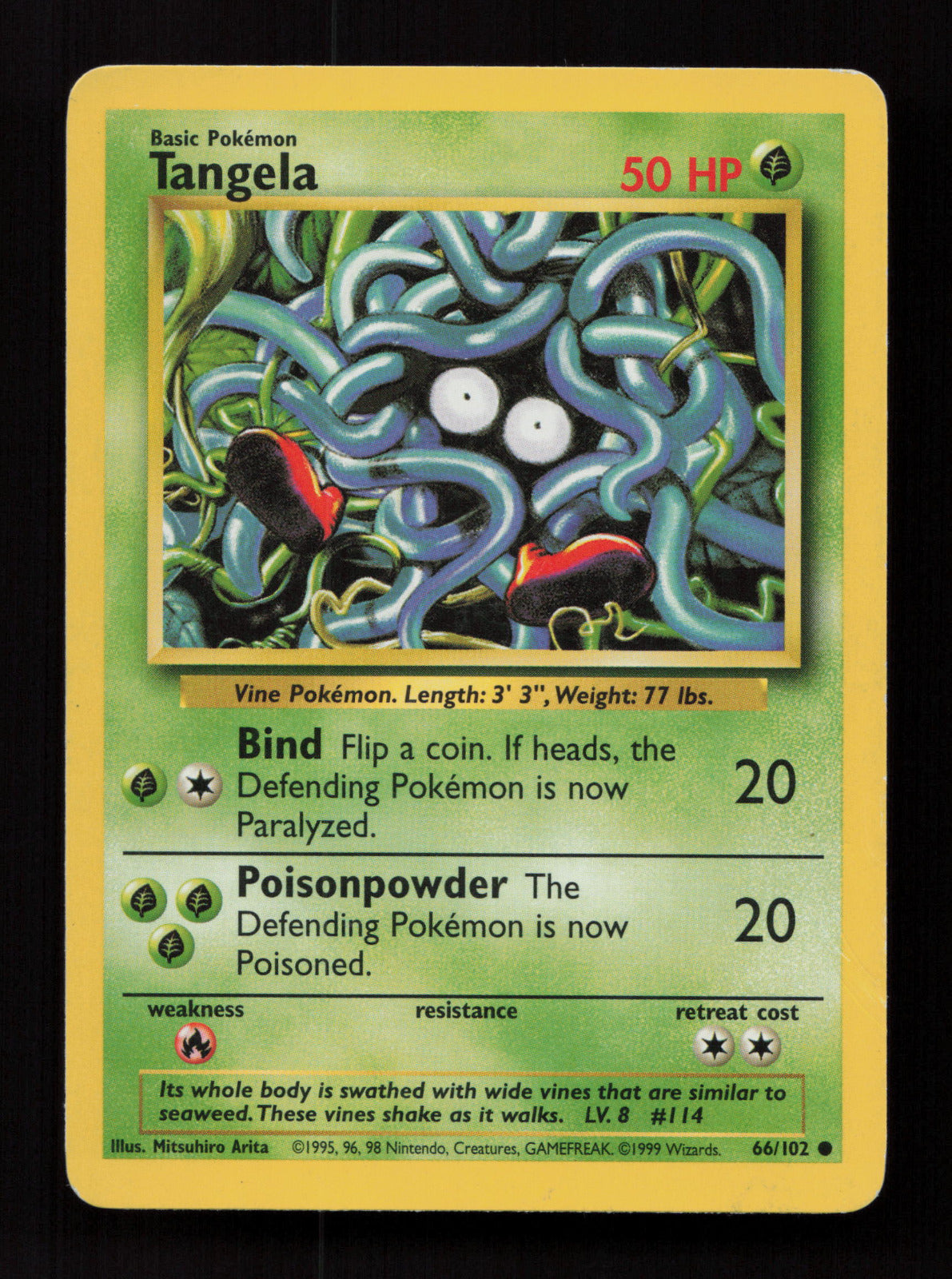 Tangela 066/102 - Common - Base Set