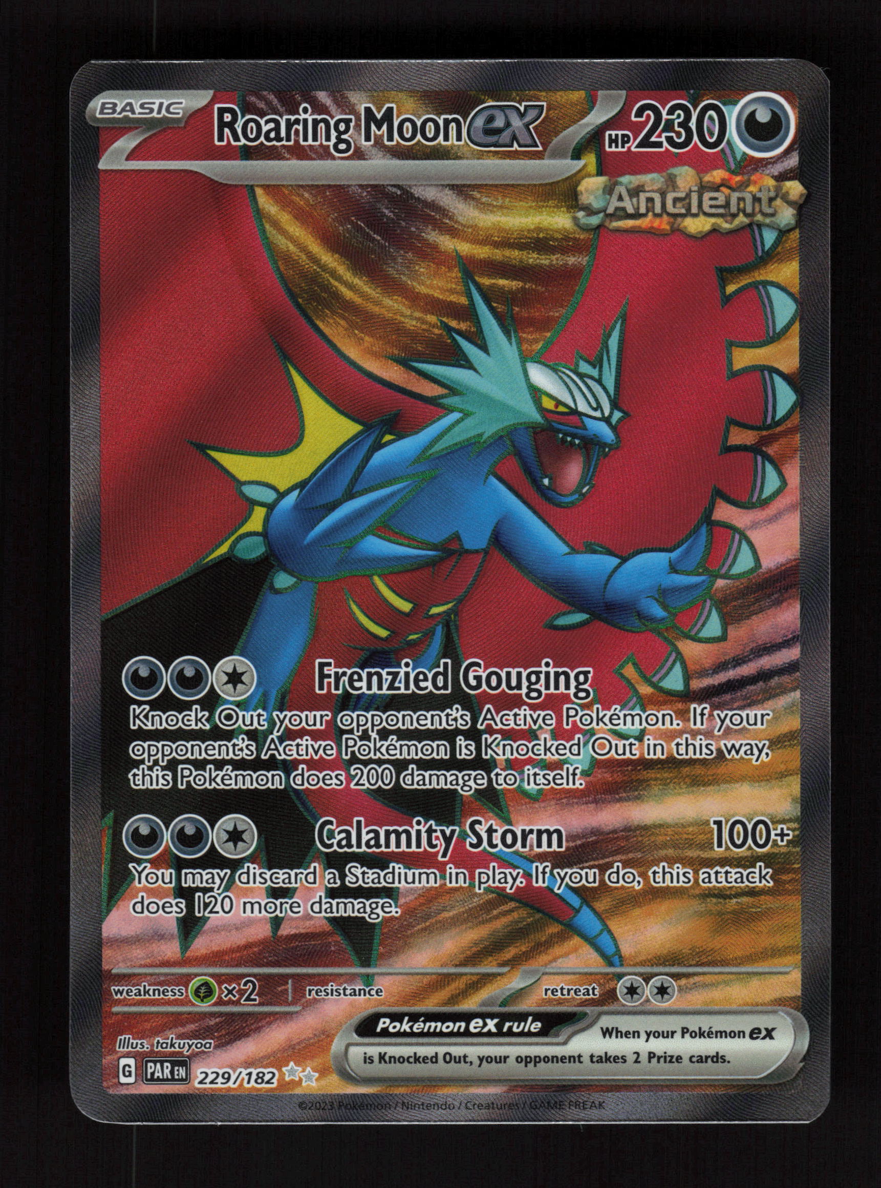 Roaring Moon ex - 229/182 - Ultra Rare - Paradox Rift