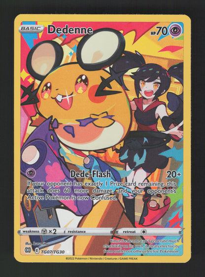 Dedenne TG07/TG30 - Ultra Rare - SWSH09: Brilliant Stars Trainer Gallery