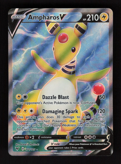 Ampharos V 171/185 - Ultra Rare - SWSH04: Vivid Voltage