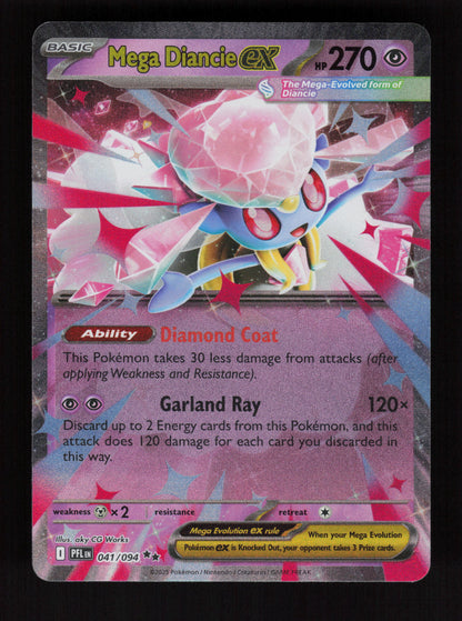 Mega Diancie ex 041/094 - Double Rare - Phantasmal Flames 