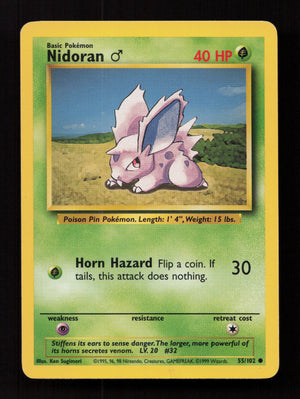 Nidoran M 055/102 - Common - Base Set