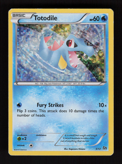 Totodile 5/12 005/012 - Promo - McDonald's Promos 2016