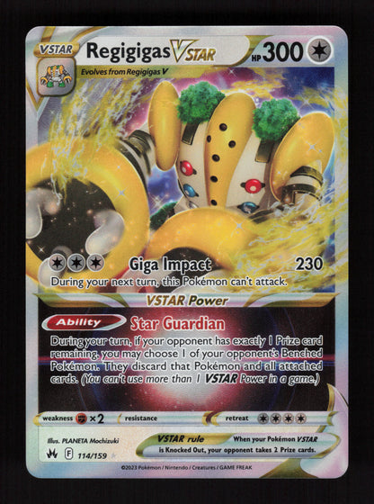 Regigigas VSTAR 114/159 - Ultra Rare - Crown Zenith