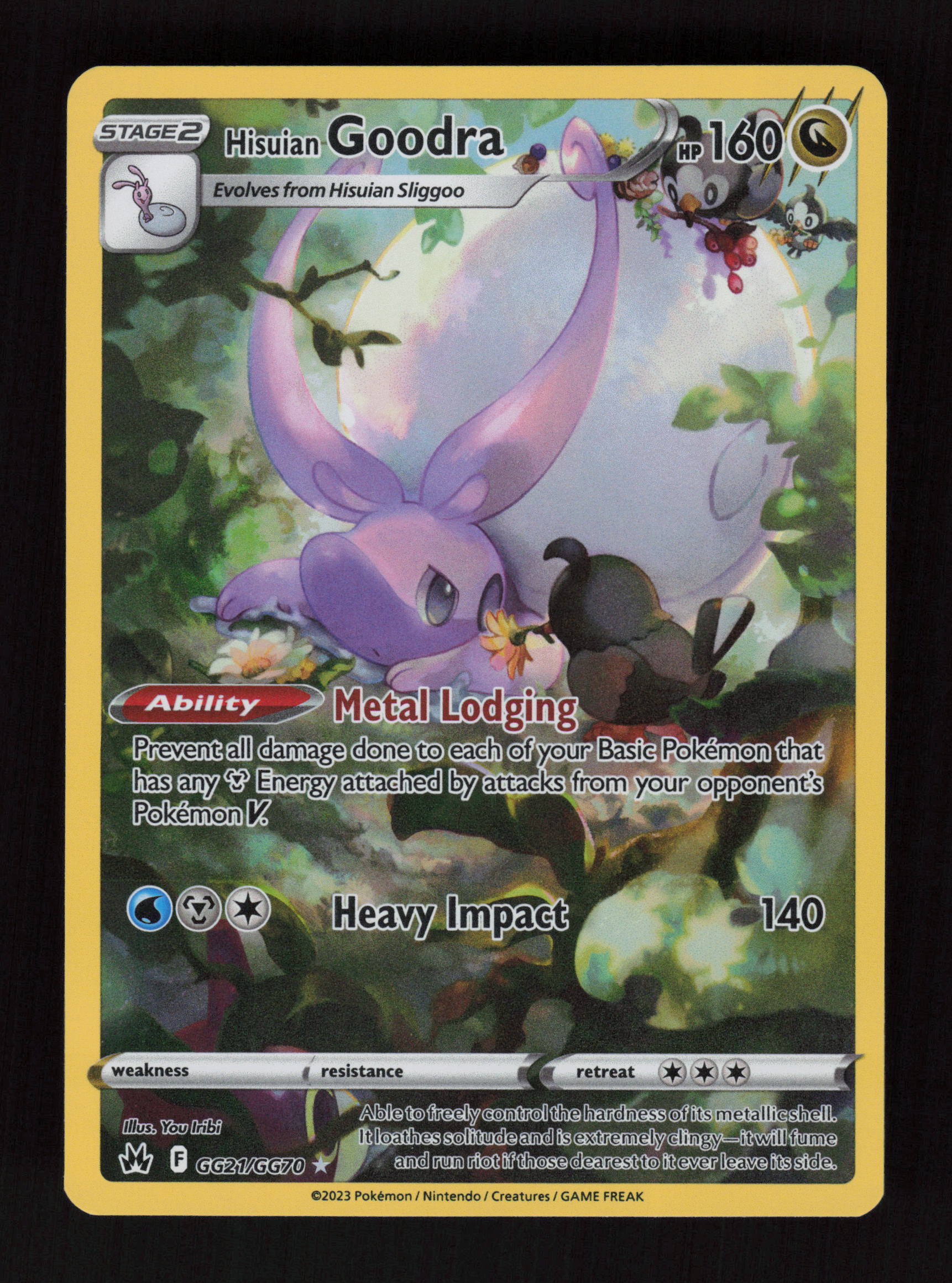 Hisuian Goodra GG21/GG70 - Ultra Rare - Crown Zenith: Galarian Gallery
