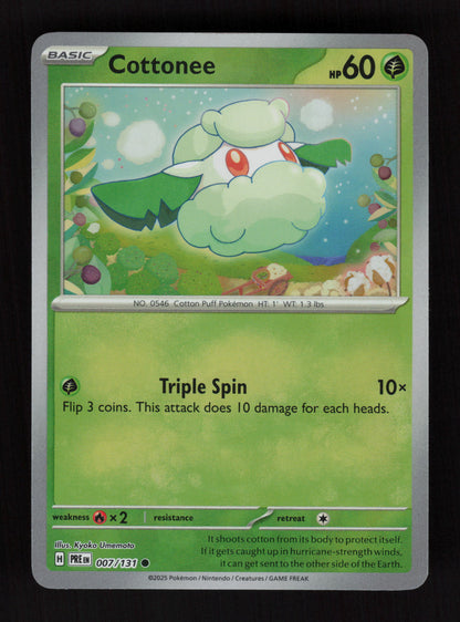 Cottonee (Master Ball Pattern) 007/131 - Common - SV: Prismatic Evolutions